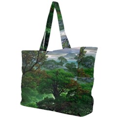 Jungle Forreast Landscape Nature Simple Shoulder Bag by Ravend