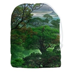 Jungle Forreast Landscape Nature Drawstring Pouch (3xl) by Ravend