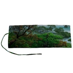 Jungle Forreast Landscape Nature Roll Up Canvas Pencil Holder (s) by Ravend