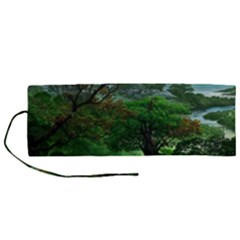 Jungle Forreast Landscape Nature Roll Up Canvas Pencil Holder (m) by Ravend