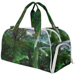 Jungle Forreast Landscape Nature Burner Gym Duffel Bag by Ravend