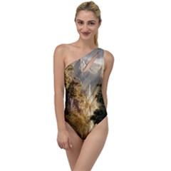 Natural Landscape Nature Vegetation Jungle To One Side Swimsuit by Ravend