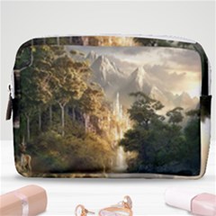 Natural Landscape Nature Vegetation Jungle Make Up Pouch (medium) by Ravend