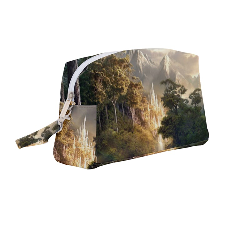 Natural Landscape Nature Vegetation Jungle Wristlet Pouch Bag (Medium)