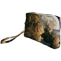 Natural Landscape Nature Vegetation Jungle Wristlet Pouch Bag (small) by Ravend