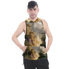 Natural Landscape Nature Vegetation Jungle Men s Sleeveless Hoodie by Ravend