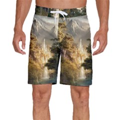 Natural Landscape Nature Vegetation Jungle Men s Beach Shorts