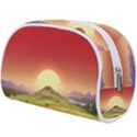 Landscape Sunset Orange Sky Pathway Art Make Up Case (Large) View2