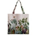 Tropical Jungle Plants Zipper Grocery Tote Bag View1