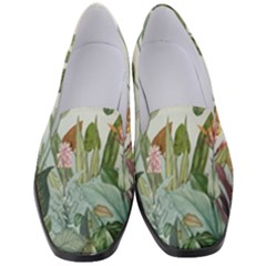 Tropical Jungle Plants Women s Classic Loafer Heels by Ravend