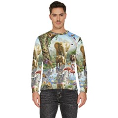 Beautiful Jungle Animals Men s Fleece Sweatshirt