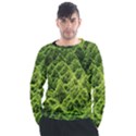 Green Pine Forest Men s Long Sleeve Raglan Tee View1