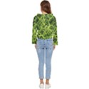 Green Pine Forest Women s Lightweight Cropped Hoodie View4