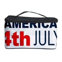 Independence Day Usa Cosmetic Storage Case by Ravend