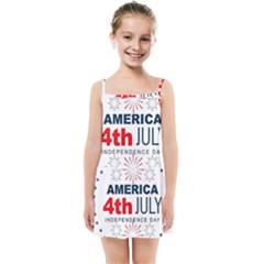 Independence Day Usa Kids  Summer Sun Dress by Ravend