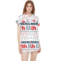 Independence Day Usa Chiffon Lounge Set by Ravend