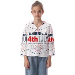 Independence Day Usa Kids  Sailor Shirt by Ravend