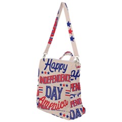 Usa Happy Independence Day Crossbody Backpack by Ravend