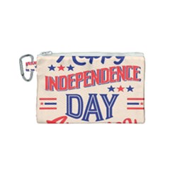 Usa Happy Independence Day Canvas Cosmetic Bag (small) by Ravend