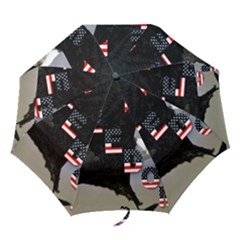 Freedom Patriotic American Usa Folding Umbrellas by Ravend