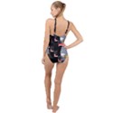 Freedom Patriotic American Usa High Neck One Piece Swimsuit View2