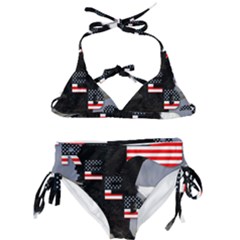 Freedom Patriotic American Usa Kids  Classic Bikini Set by Ravend