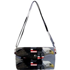 Freedom Patriotic American Usa Removable Strap Clutch Bag by Ravend