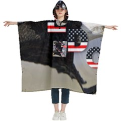 Freedom Patriotic American Usa Women s Hooded Rain Ponchos by Ravend