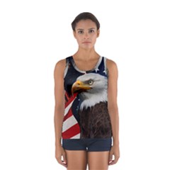 Fourth Of July Independence Day Usa American Pride Sport Tank Top  by Ravend