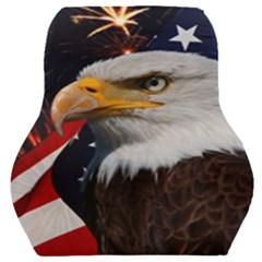 Fourth Of July Independence Day Usa American Pride Car Seat Back Cushion  by Ravend