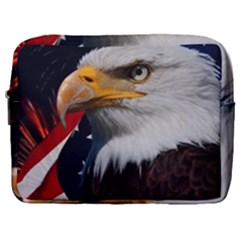 Fourth Of July Independence Day Usa American Pride Make Up Pouch (large) by Ravend