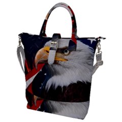 Fourth Of July Independence Day Usa American Pride Buckle Top Tote Bag by Ravend