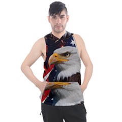 Fourth Of July Independence Day Usa American Pride Men s Sleeveless Hoodie by Ravend