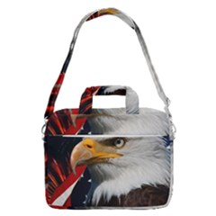 Fourth Of July Independence Day Usa American Pride Macbook Pro 16  Shoulder Laptop Bag by Ravend