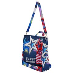 4th Of July Happy Usa Independence Day Crossbody Backpack by Ravend