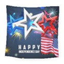 4th Of July Happy Usa Independence Day Square Tapestry (Large) View1