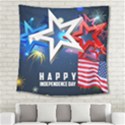 4th Of July Happy Usa Independence Day Square Tapestry (Large) View2