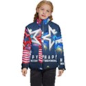 4th Of July Happy Usa Independence Day Kids  Puffer Bubble Jacket Coat View1