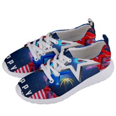 4th Of July Happy Usa Independence Day Women s Lightweight Sports Shoes by Ravend