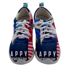 4th Of July Happy Usa Independence Day Women Athletic Shoes by Ravend