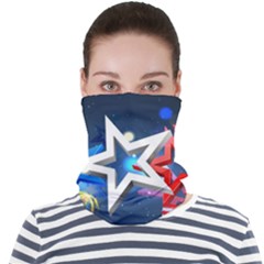 4th Of July Happy Usa Independence Day Face Seamless Bandana (adult) by Ravend