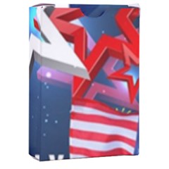 4th Of July Happy Usa Independence Day Playing Cards Single Design (rectangle) With Custom Box by Ravend