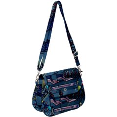 July 4th Parade Independence Day Saddle Handbag by Ravend