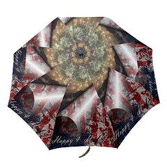 Independence Day Background Abstract Grunge American Flag Folding Umbrellas by Ravend