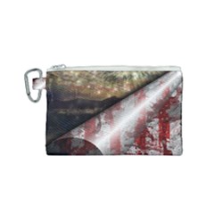 Independence Day July 4th Canvas Cosmetic Bag (small) by Ravend