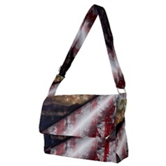 Independence Day July 4th Full Print Messenger Bag (m) by Ravend