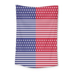 American Flag Patriot Red White Small Tapestry by Celenk