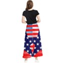 Patriotic american usa design red Maxi Chiffon Skirt View2