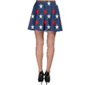 Patriotic colors america usa red Skater Skirt View2