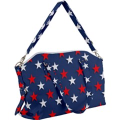 Patriotic Colors America Usa Red Canvas Crossbody Bag by Celenk